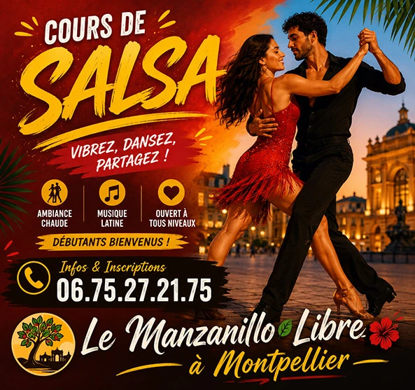 Dansez au rythme de la salsa et de la bachata à MONTPELLIER